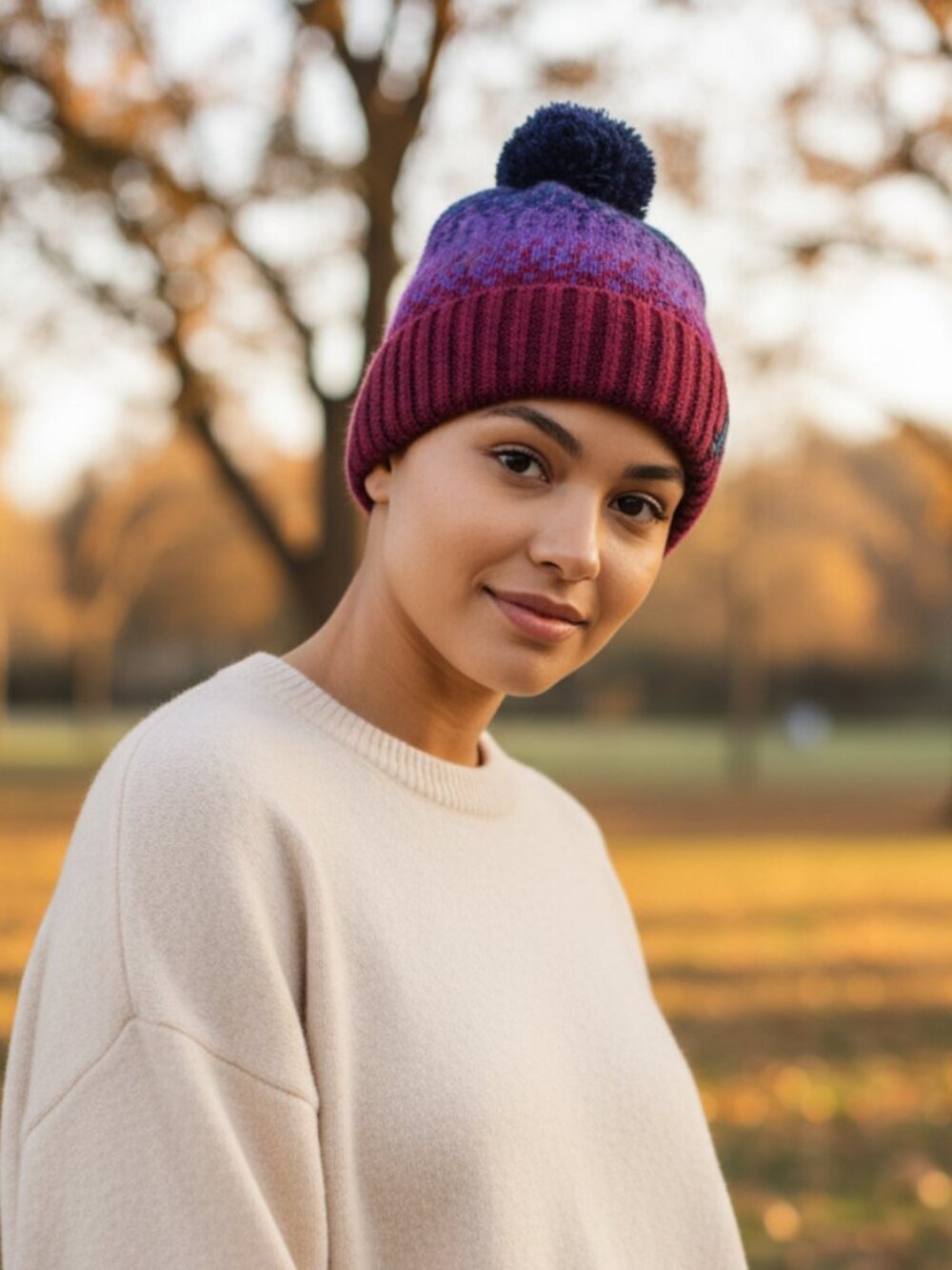 Torrid Pom multicolor Beanie